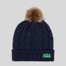 Ridgeline Nordic Fleck Navy Bobble Hat additional 1