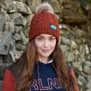 Ridgeline Nordic Fleck Russet Bobble Hat additional 4