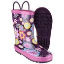 Cotswold Child's Flower Puddle Waterproof Pull On Wellington Boots additional 3
