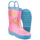 Cotswold Child's Puddle Waterproof Pull On Wellies (Hearts) additional 3
