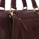 Hoggs of Fife Monarch Leather Conker Carryon Holdall additional 3