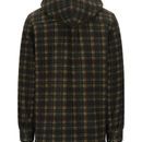 Hoggs of Fife Caithness Hooded Green Fleece Shacket additional 2