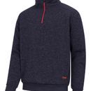 Hoggs of Fife Green King II 1/4 Zip Navy Knit additional 1