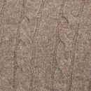 Hoggs of Fife Jedburgh II Oatmeal Marl Cable Pullover additional 3