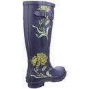 Cotswold Flower Windsor Print Festival Wellington Boots - Blue additional 2