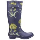 Cotswold Flower Windsor Print Festival Wellington Boots - Blue additional 4