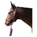 Hy Equestrian Tartan Head Collar with Lead Rope additional 2