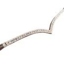 ProPresicce Signature V Diamante Browband by Hy Equestrian with Black/Silver Diamantes additional 4