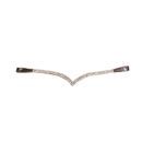 ProPresicce Signature V Diamante Browband by Hy Equestrian with Black/Silver Diamantes additional 3