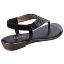 Kirsty Toe Post Sandal in Black additional 2