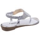 Kirsty Toe Post Sandal in Silver additional 2