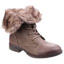 Leigh Lace Up Ankle Boot in Brown additional 1