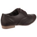 Levato Lace Up Brogue Shoe in Brown additional 2