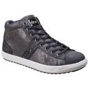 Steffy Metallic Sneaker Boot in Grey additional 1
