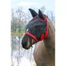 Hy Equestrian Mesh Half Mask with Ears and Fringe additional 2