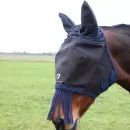 Hy Equestrian Mesh Protect Mask With Lycra Ears and Fringe additional 1