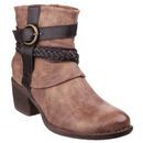 Vado Zip Up Ankle Boot in Tan additional 1