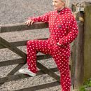 Supreme Products Adult's Dotty Fleece Onesie additional 7