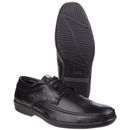 Fleet &amp; Foster Dave Apron Toe Oxford Formal Shoe in Black additional 3