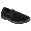 Fleet &amp; Foster John Twin Gusset Memory Foam Shoe in Black additional 1
