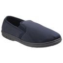 Fleet &amp; Foster John Twin Gusset Memory Foam Shoe in Navy additional 1