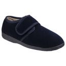 Sam Velcro Slipper in Navy additional 1