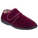 Sam Velcro Slipper in Red additional 1