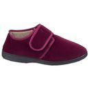 Sam Velcro Slipper in Red additional 4