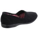 Audrey Ladies Slipper in Black additional 2
