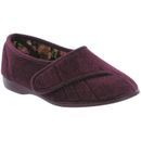 Audrey Velcro Womens Slipper in Heather additional 1