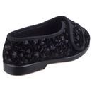 Nola Extra Wide Fit Ladies Sli in Black additional 2
