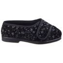 Nola Extra Wide Fit Ladies Sli in Black additional 4