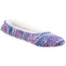Morzine Knitted Slipper in Pink additional 4