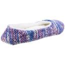 Morzine Knitted Slipper in Pink additional 3