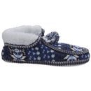 Lapland Knitted Slipper in Blue additional 3