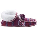 Lapland Knitted Slipper in Red additional 3