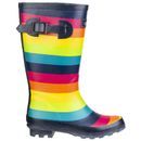 Cotswold Multicoloured Rainbow Junior Wellington Boots additional 4