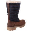 Cotswold Ripple Zip Up Boot in Brown/Blue additional 2