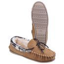Cotswold Kilkenny Women's Slip-On Moccasin Slippers - Tan additional 3