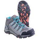 Hi-Tec Forza Mid Waterproof Boot in Cool Grey/Blue/Papaya Punch additional 3