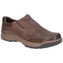 Hush Puppies Jasper Slip On Trainer in Brown additional 1