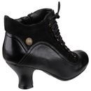 Hush Puppies Vivianna Lace Up Heeled Boot in Black additional 2