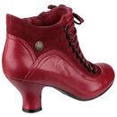Hush Puppies Vivianna Lace-Up Heeled Ankle Boot - Red additional 2