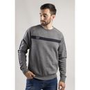 Caterpillar Icon Stripe Crew Neck Sweater in Dark Heather additional 1