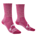 Bridgedale Hike Junior Comfort Boot Sock in Pink additional 1