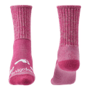 Bridgedale Hike Junior Comfort Boot Sock in Pink additional 2