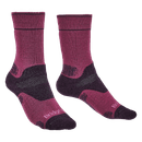 Bridgedale Hike Women's Merino Performance Boot Sock in Berry/Plum additional 1