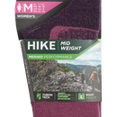 Bridgedale Hike Women's Merino Performance Boot Sock in Berry/Plum additional 4