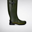 Hunter Balmoral Adjustable Wellington Boots in Dark Olive additional 3