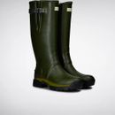 Hunter Balmoral Adjustable Wellington Boots in Dark Olive additional 1